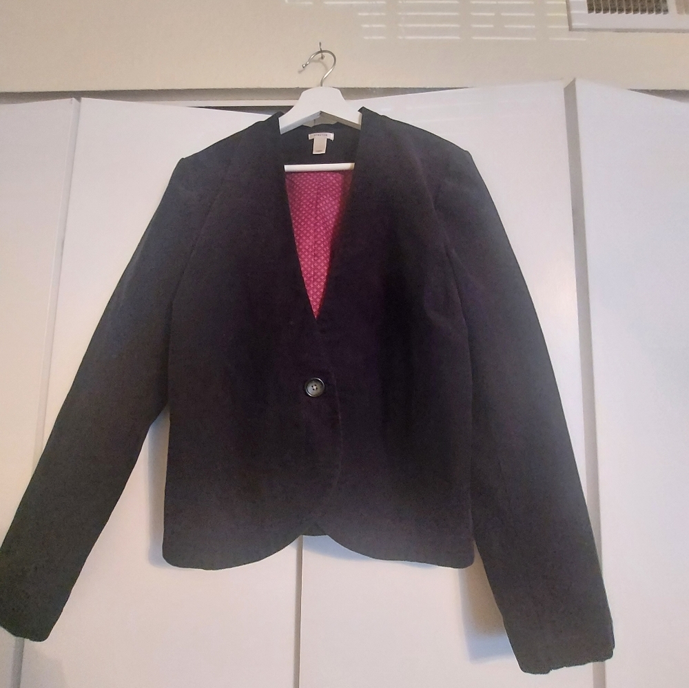 Black Corduroy Blazer